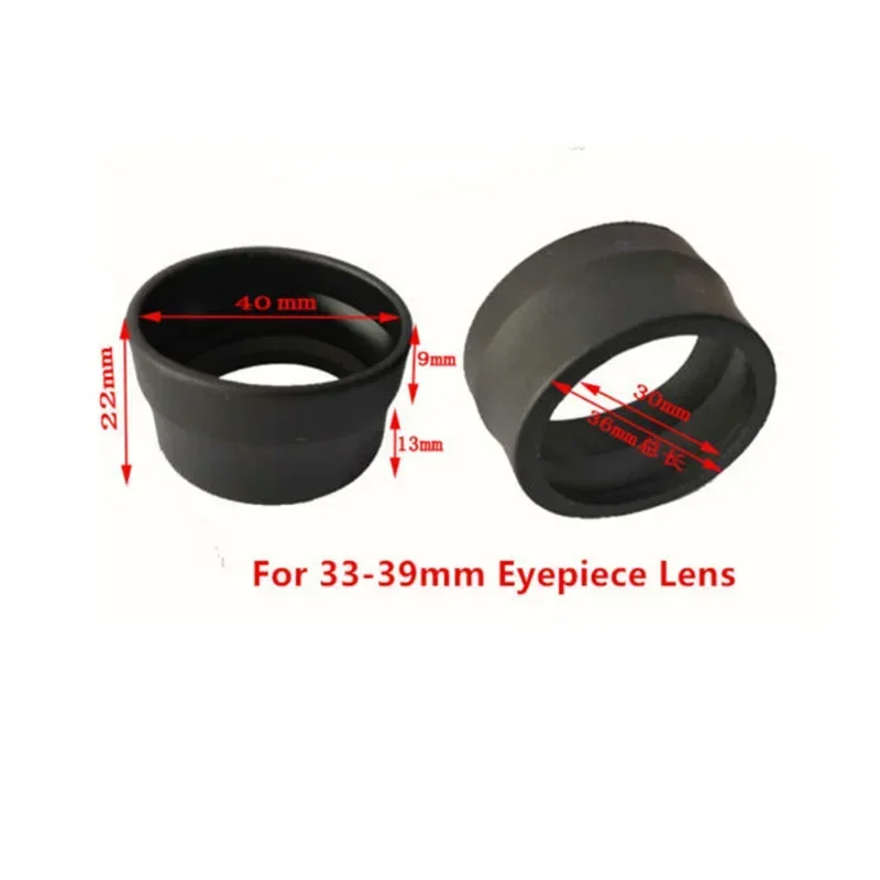 

2PCS High Elasticity Rubber Microscope Telescope Camera Eyepiece Eye Cups Guards Tools Microscopio Accesorio Telescopio