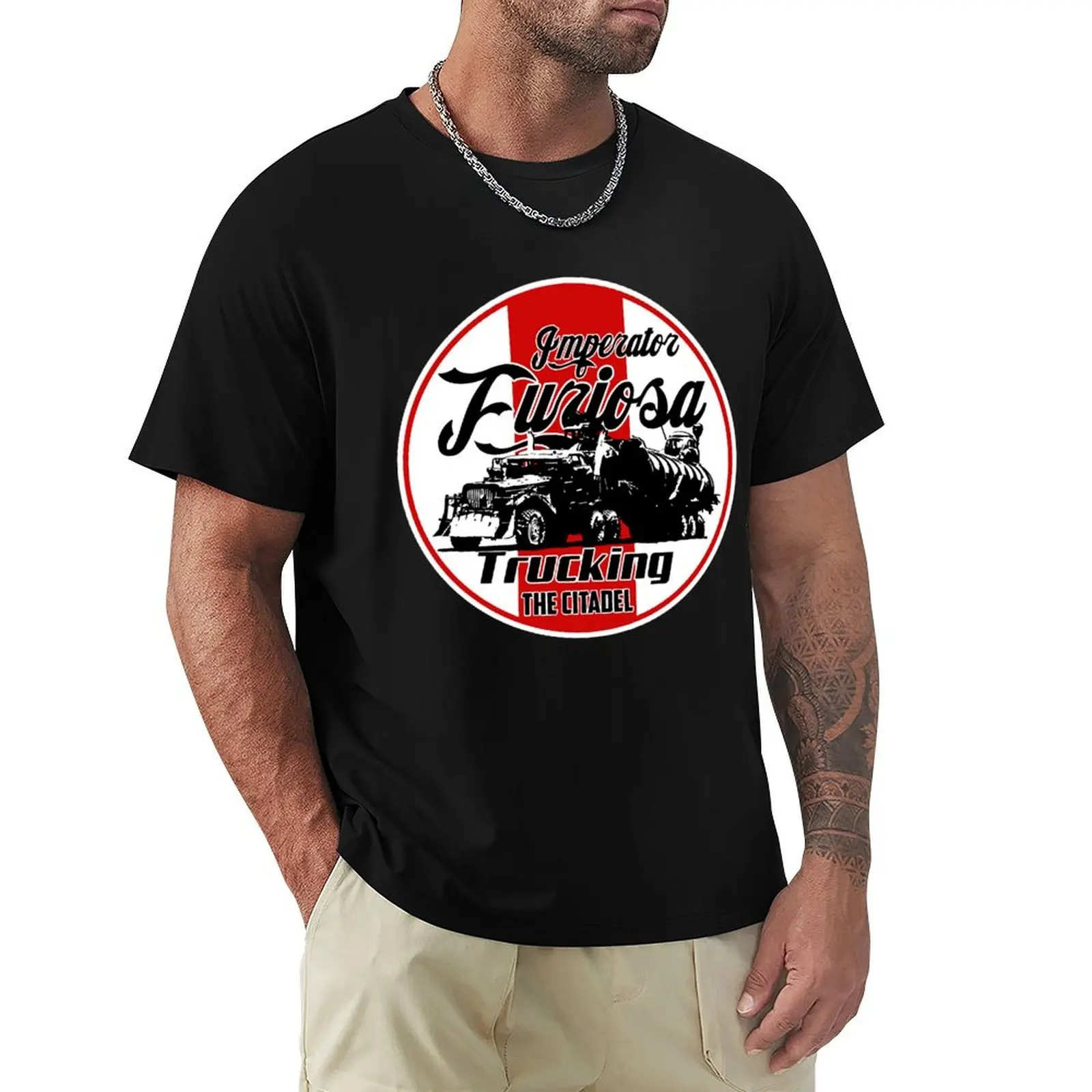 

Furiosa Trucking T-Shirt custom shirt cotton graphic tees t shirts for men cotton