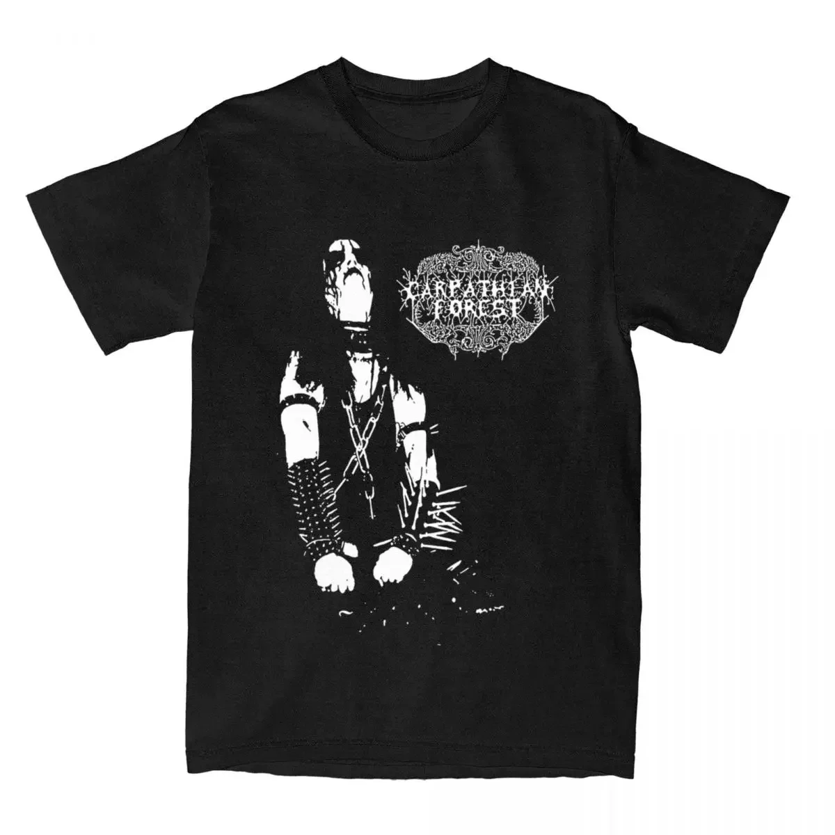 

Carpathian Forest Black Metal Band T-Shirt Men Women 100% Cotton Plus Size O-Neck Oversized Daily Casual Streetwear Unisex Tees