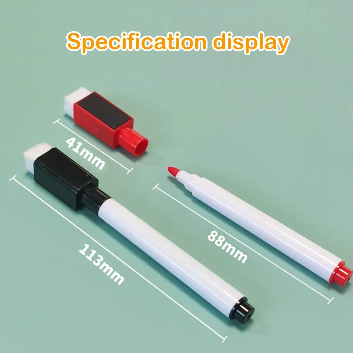 Magnetic Erasable Whiteboard Pen Color Options Blackboard Note Numbering Stationery Office Teaching Supplies for Classroom Use