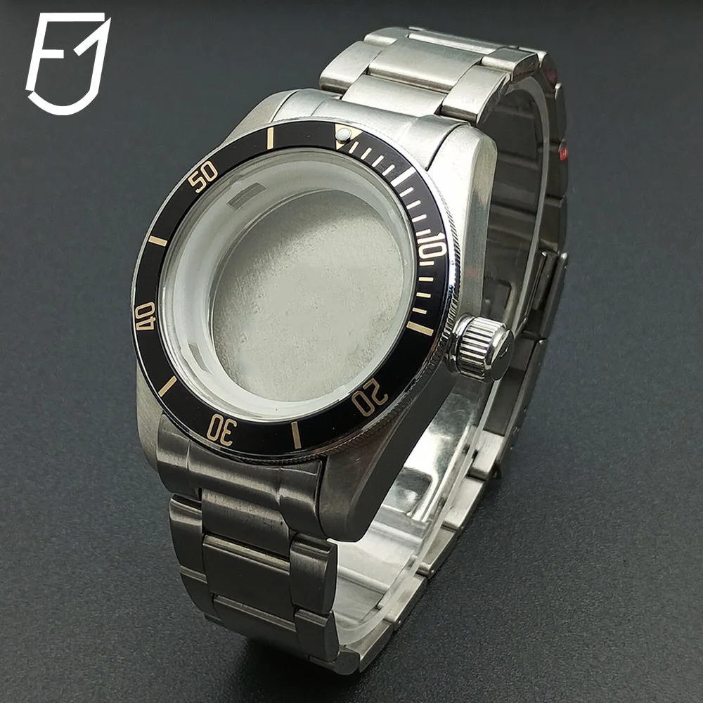 

41mm stainless steel case inlaid with sapphire glass case suitable for M8215 movement and dial suitable 22mm strap accessories