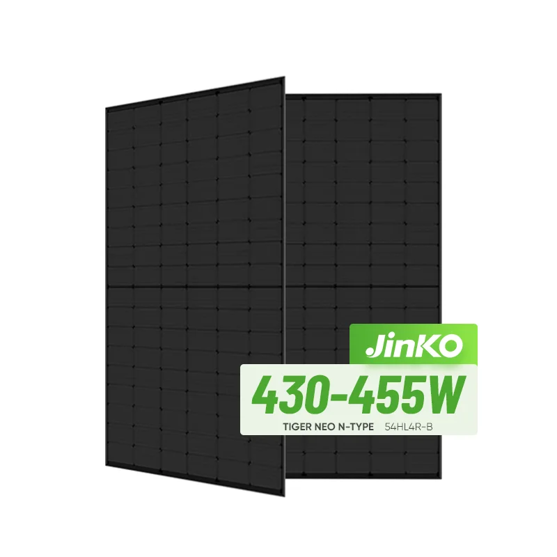 Jinko All Black Single crystal Solar Panels 108 Cells 450W 430W 440W Monofacial Photovoltaic Modules for Solar Energy System