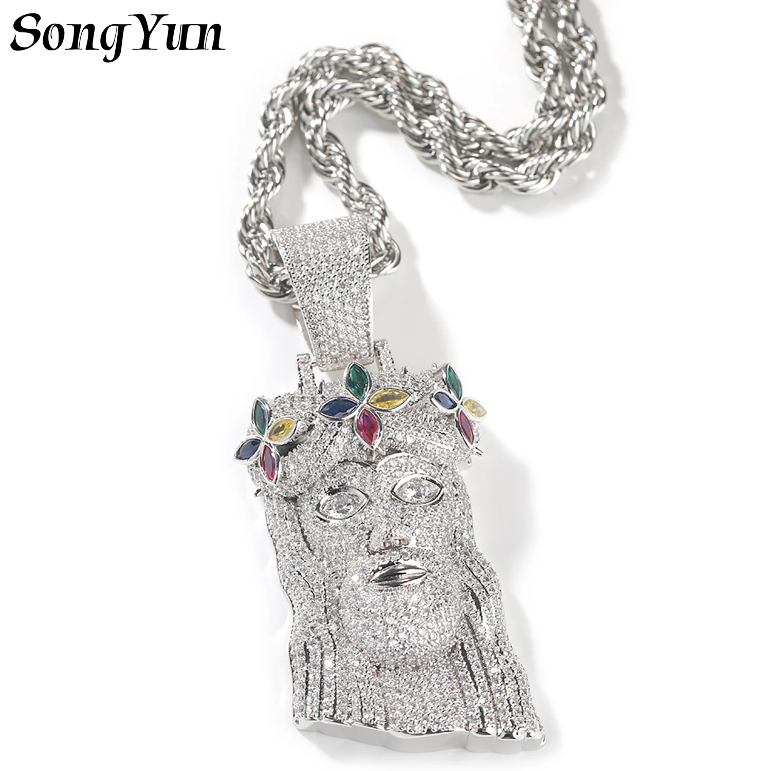 

SongYun Jewelry MHT Quality Brass Necklace Pendant Chain CZ 7A Zircon Engagement Party Classic Style Women Necklaces Jewelry