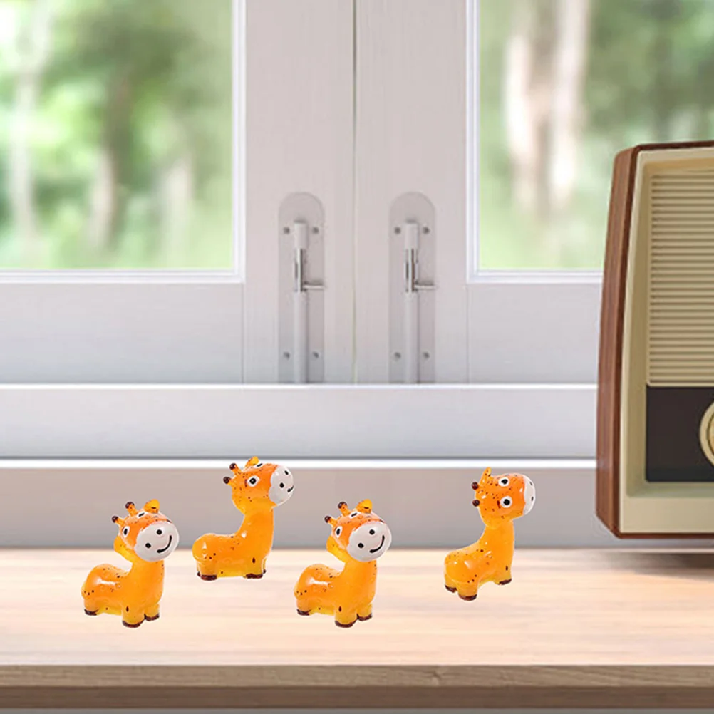 

12pcs Miniature Resin Deer Figurines 12 Styles Small Animal Ornaments For Garden Home Decor Micro Landscape Bonsai Decoration