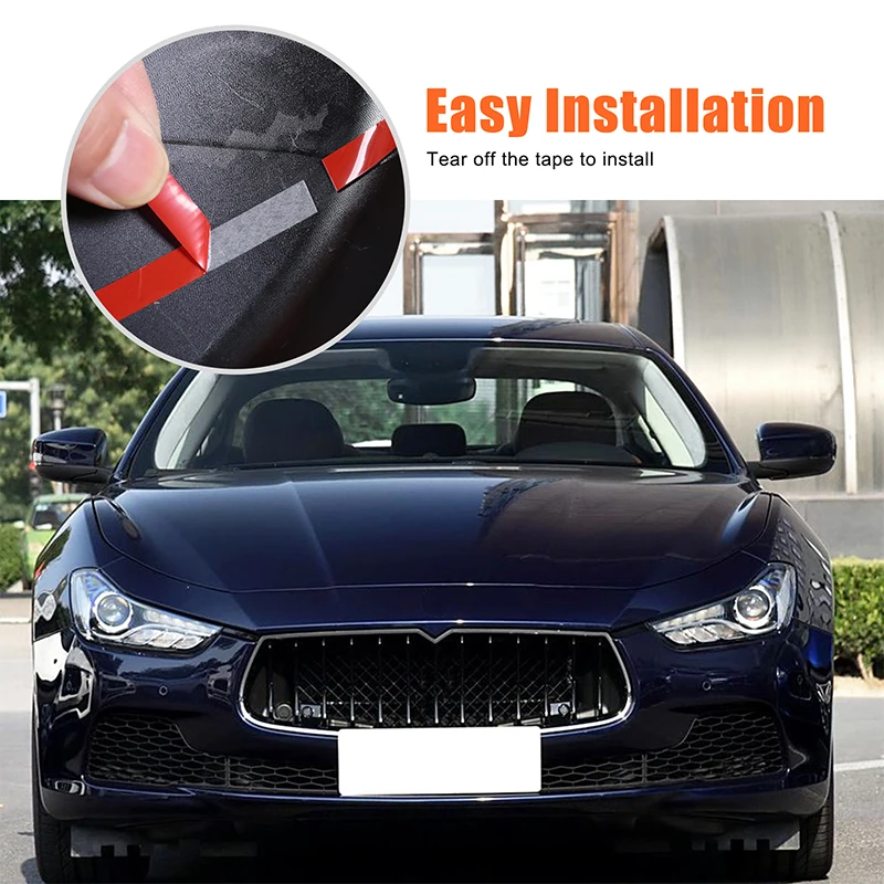 

Комплект из 2-х глянцевых черных накладок из АБС-пластика для зеркал заднего вида Maserati Ghibli Quattroporte 2017-2026+ (аксессуары для экстерьера автомобиля)