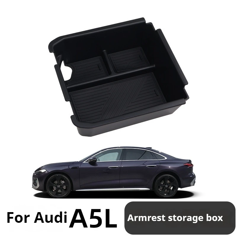 For 2025 Audi A5L central control armrest box storage box A5 Sedan automotive supplies storage organizer Car organizer