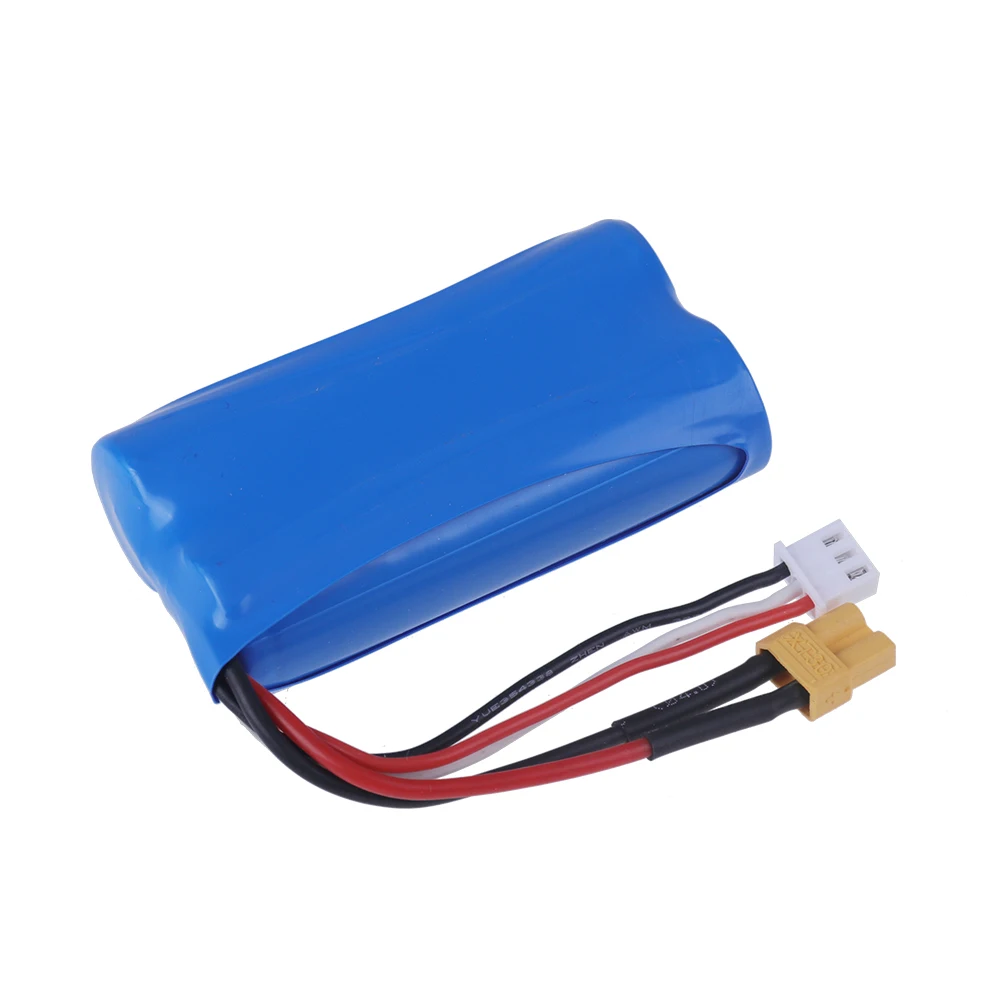 Batería Lipo XT30 de 7,4 V y 3500mAh, accesorio para juguetes de control remoto, para HUINA 580, 1580, 1583, 7,4, 1580 V, 2S, 580550-005, 583, 582