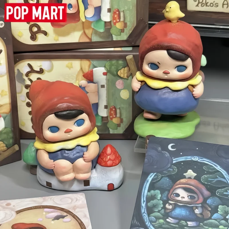 

POP MART PUCKY Poko's Adventure Series Blind Boxes Mystery Box Surprise Action Figure Collectible Model Desktop Decoration Gifts