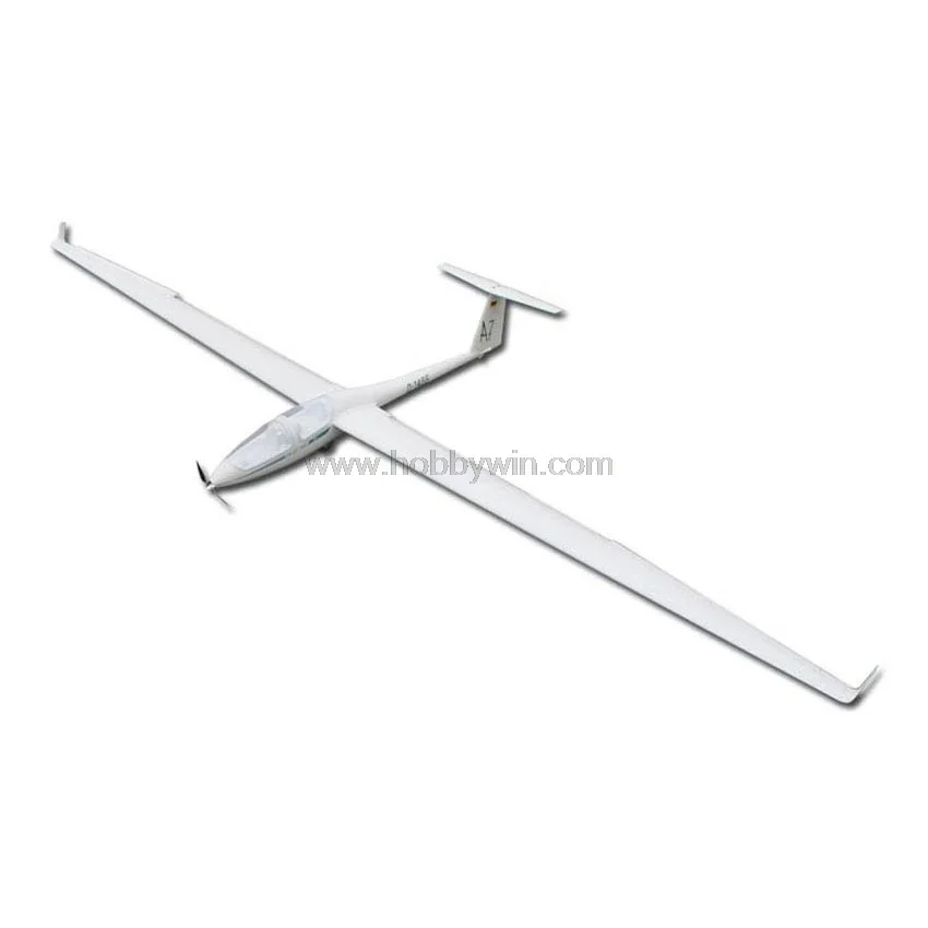 DG-505 Electric Glider 2600mm Fiberglass fuselage Balsa Wood wing RC Model Sailplane