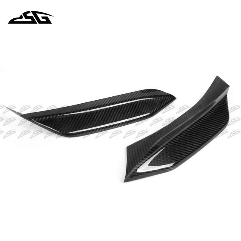 Carbon Fiber Front Bumper Lip Splitters For BMW M3 M4 F80 F82 F83 2014-2020 Lip Spoiler Cupwings Winglets Flaps Apron