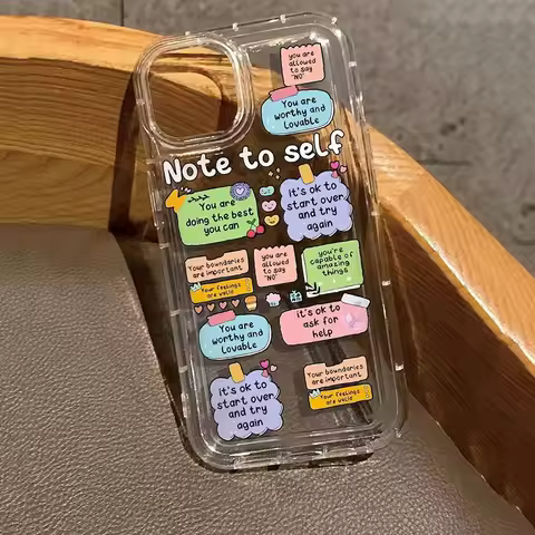 Cute Cartoon Ins Vibes Slogan Phone Case for Samsung Galaxy S24 S23 S22 S21 S20 Plus Ultra FE A73 A72 A71 A52 A51 A32 Note 20