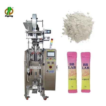 Automatic 10g 20g Milk  Collagen Stick Bag Vertical Form Fill Seal Servo Motor Packing Machine