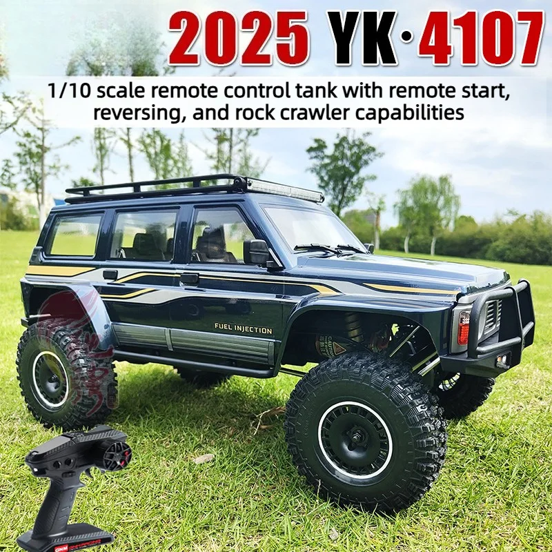 

Радиоуправляемая машина YK4107 PRO 1/10 RC 4WD для бездорожья, 2,4 ГГц, со светодиодной подсветкой, бесщеточным высокоскоростным двигателем, двойными блокировками дифференциалов