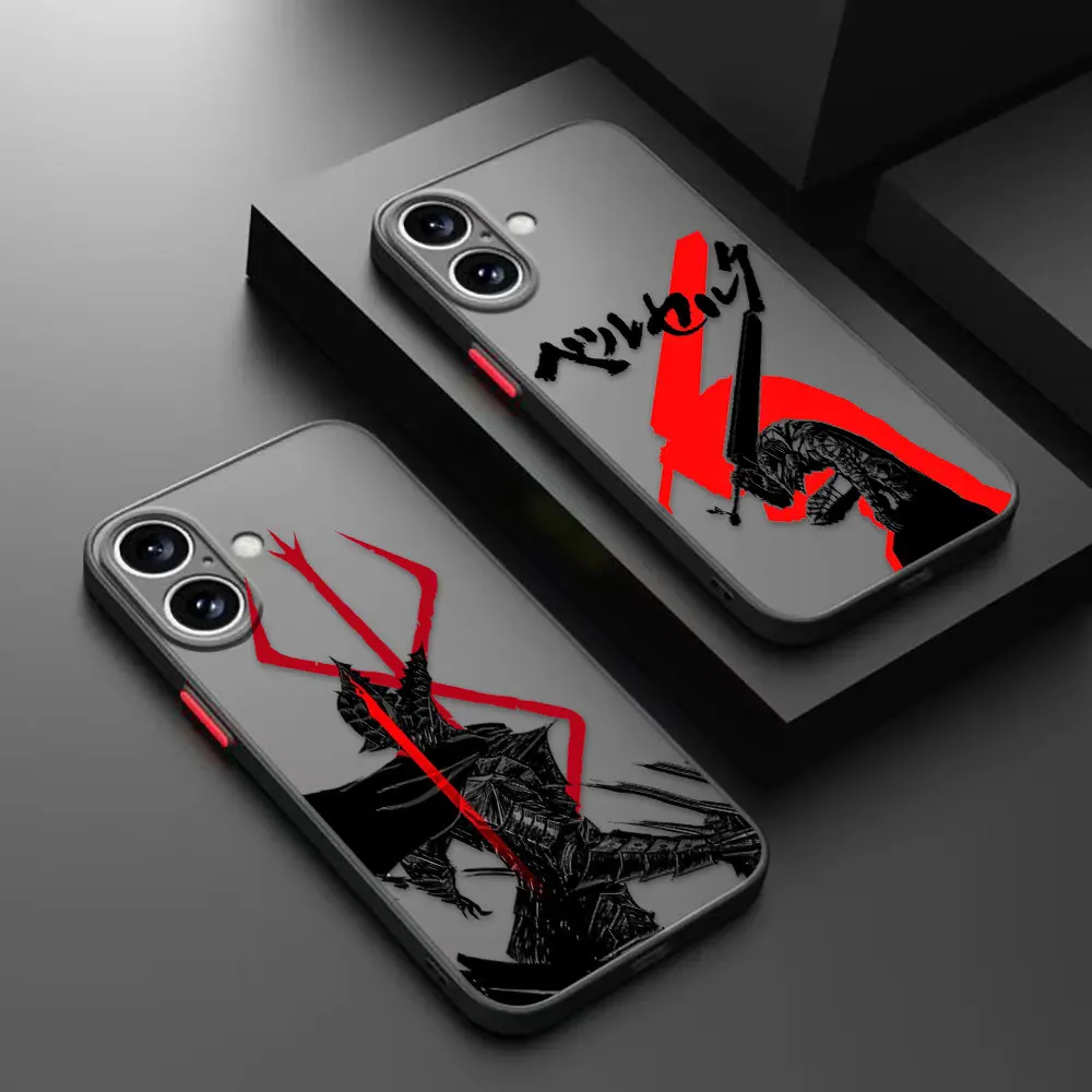 

Dragon B-Berserk G-Guts Matte Phone Case For OPPO RENO 14 13 14F 13F 8 8T 7 7Z 6 5 5F 4 4F 2F 2Z PRO Frosted Case DIY Capa Cover
