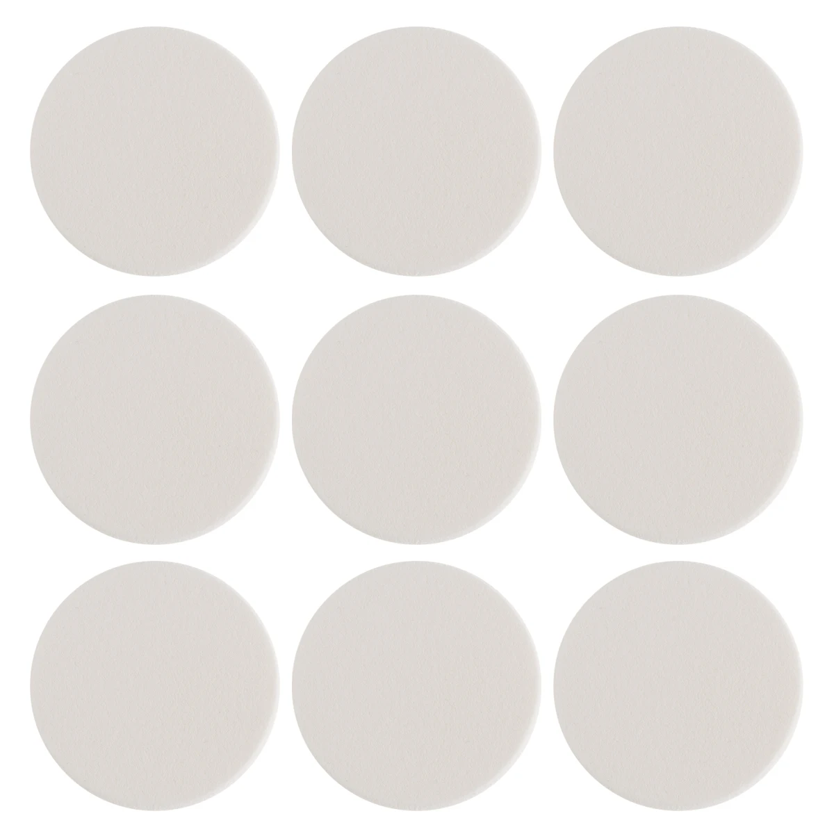 

24pcs Round Powder Puff Premium Makeup Sponge For Loose Foundation Blending Cotton Puff Women Girls White Salon Travel