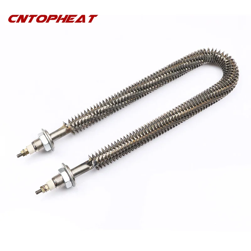 Stainless Steel 380V Oven Heating Element U Type Electric Hot Air Finned Heater for Load Bank 1KW/1.5KW/2KW