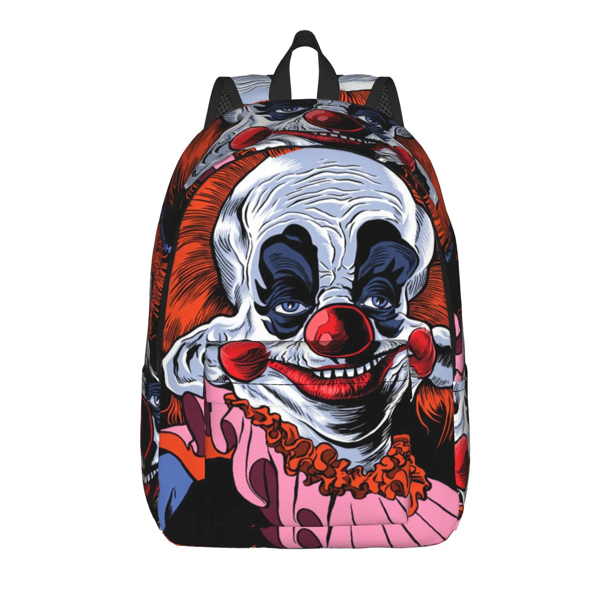 Killer Klowns From Outer Space Wax Backpack  Modern Backpacks Women Men Workout Pattern School Bags High Quality Rucksack