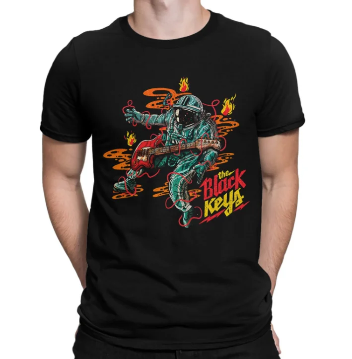 The Black Keys Rock T-Shirt Tee Men's Women's All Sizes Fashionable and Minimalist Trend T-shirt for Couples