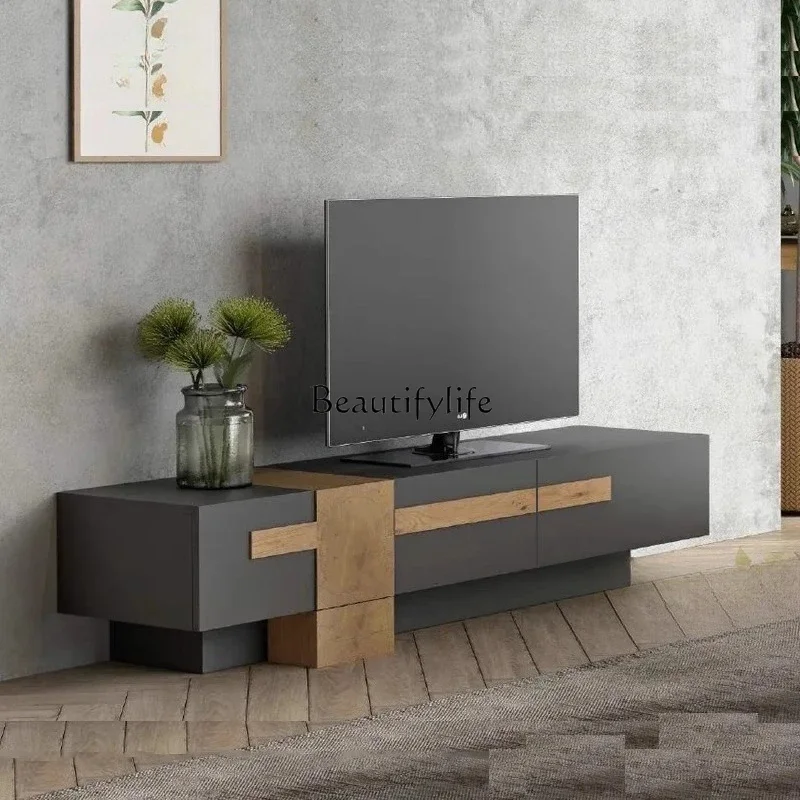 

ls 27Painted dining side cabinet Modern minimalist creative personalized TV cabinet