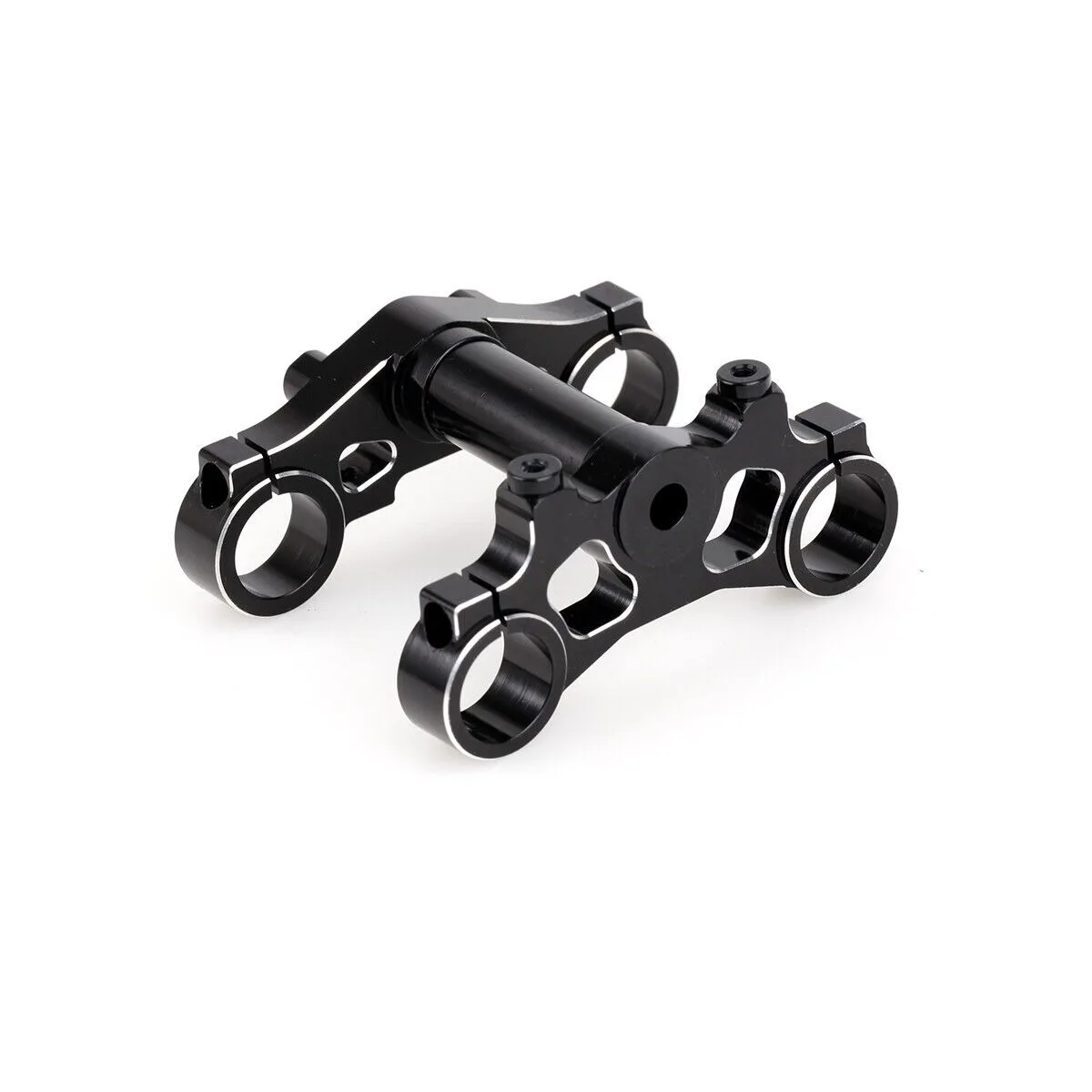 LCX Racing 1/4 RC Motorfiets Aluminium Triple Clamp Set Stuurset voor Losi Promoto-MX Upgrades Onderdelen Accessoires