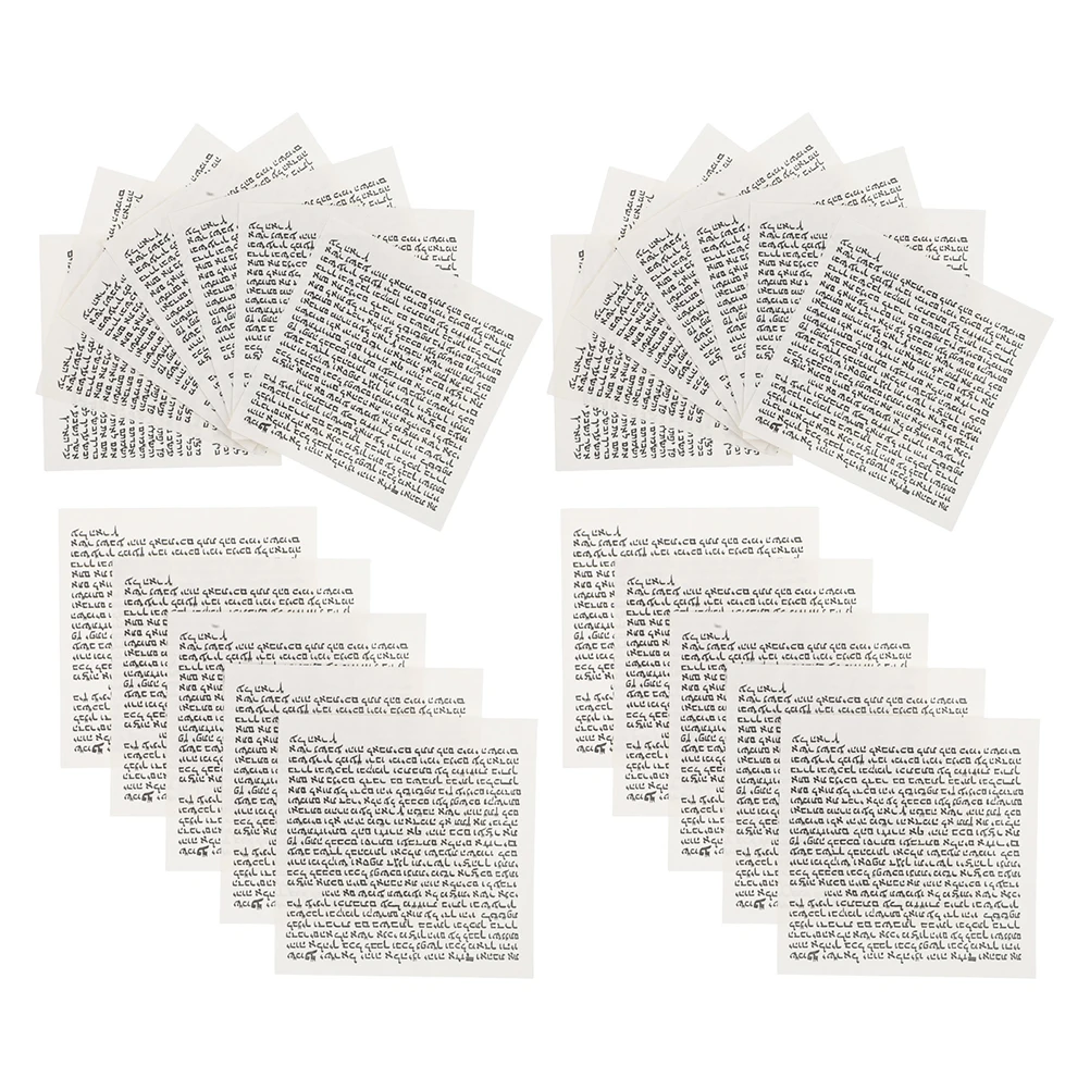 

100Pcs Jewish Mezuzah Scroll for Door Intricate Design Blessing Home Decor Accent Mezuzah Rackscroll for Door Jewish Wall Decor