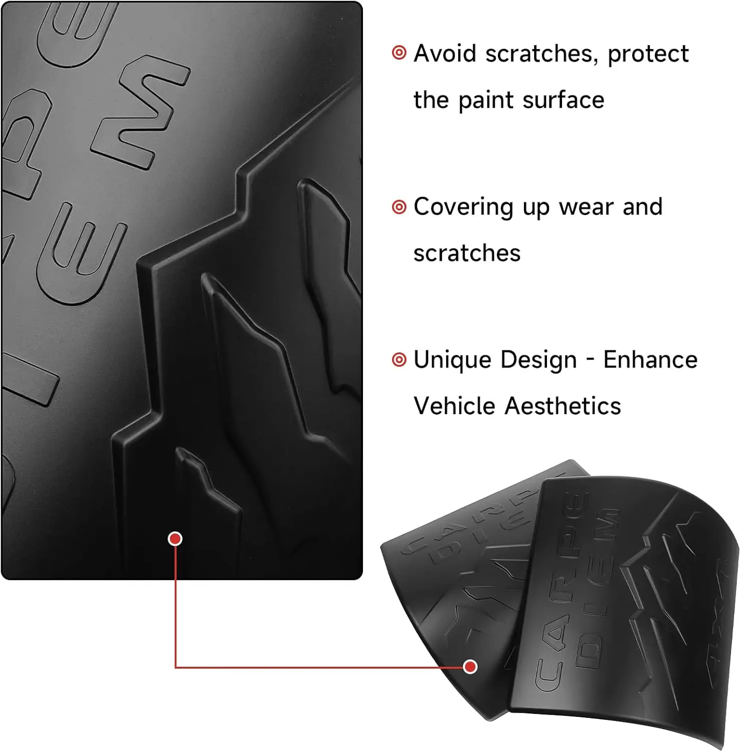 غطاء القلنسة الخارجي المدرع لسيارة جيب رانجلر JK JKU غير محدود روبيكون صحارى X ملحقات رياضية للطرق الوعرة واقي زوايا