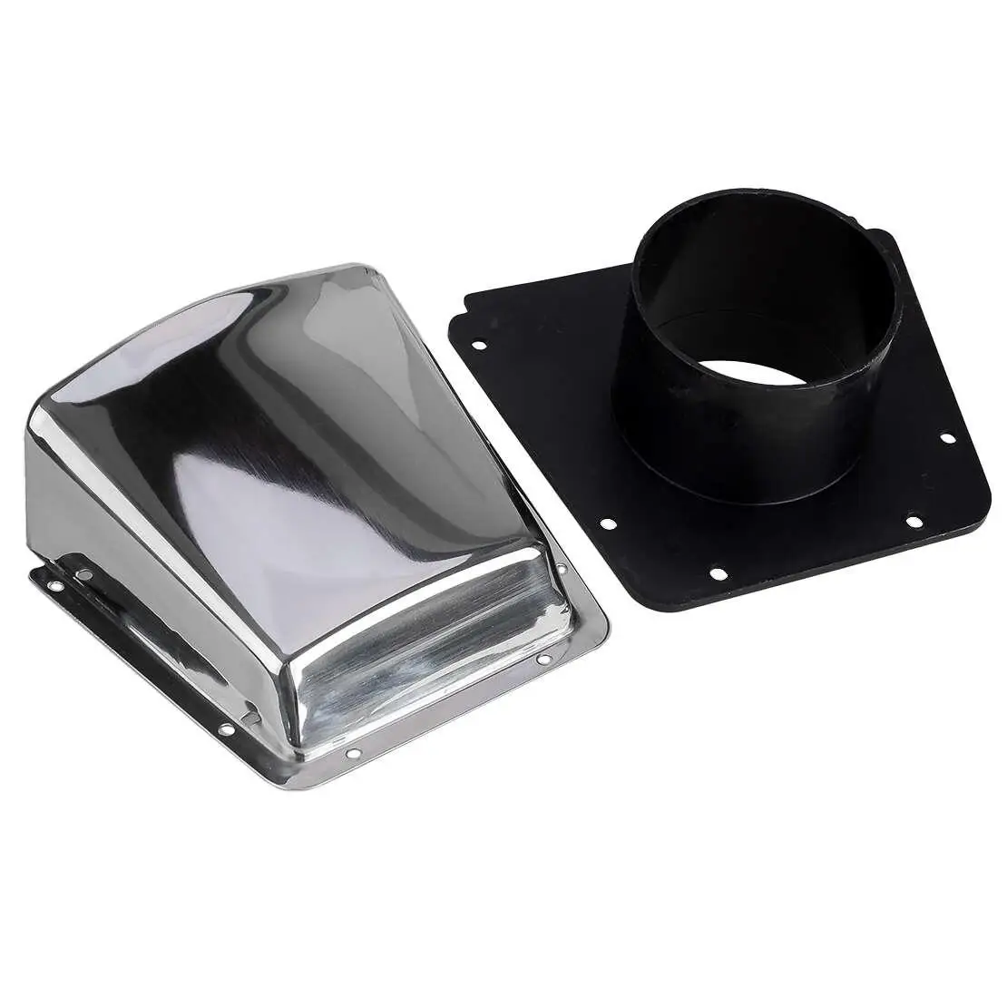 

Новая вентиляционная решетка из нержавеющей стали 304 с нейлоновым основанием для лодок, морская, с креплением на корпус, типа «ракушка»