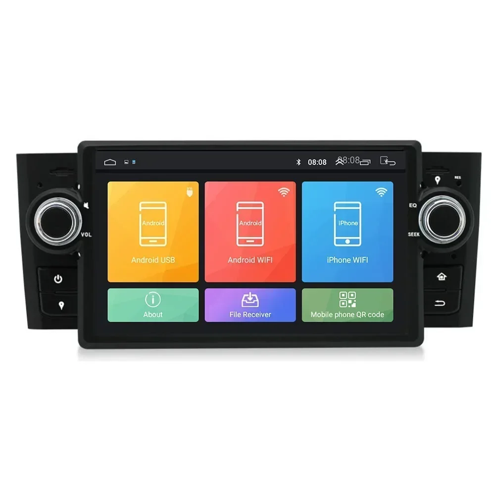 Car Radio GPS Android 13 Multimedia Video Player Auto Stereo Audio for Fiat Grande Punto Linea 2007-2012 - 2050 Carplay NO DVD