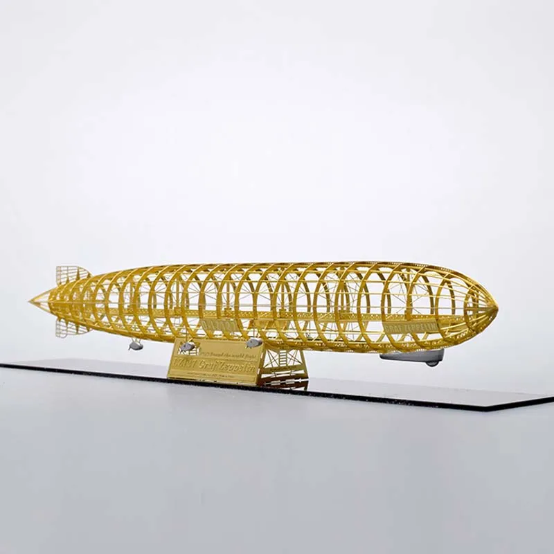 1/1000 German Graf Zeppelin Airship Brass PE Detail DIY Puzzle 3D Three Dimensional Assembly Metal Structure Model Toy Xmas gift