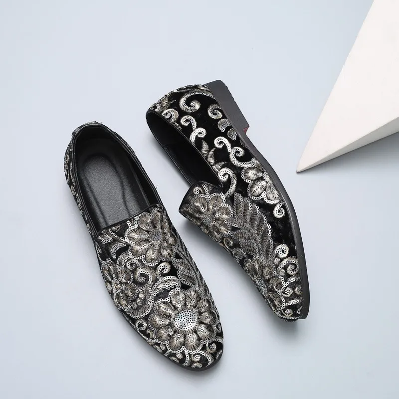 dress loafers mens luxury shoes suits official shoes man blue wine-red black stylish shoes zapato hombre formal sapatos loafers