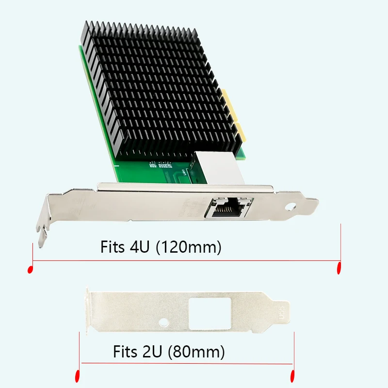 AQC107 10000Mbps PCIe 기가비트 NIC - 10GBase-T RJ45 이더넷 어댑터, 데스크탑 PC/서버/비전 캡처 시스템과 호환
