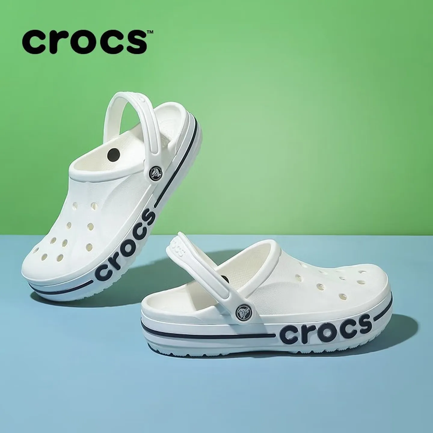 Crocs(Crocs) Zapatos para Hombre y Mujer, Pantuflas, Sandalias para Exteriores, Baya Clog, Zapatos Crocs