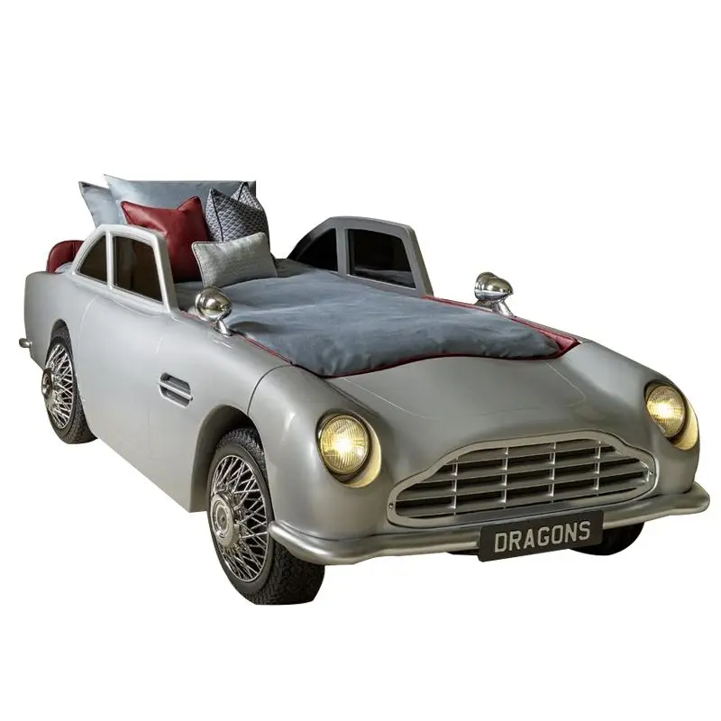 

Dream Kingdom solid wood bed, multi-functional car bed, light luxury single bed