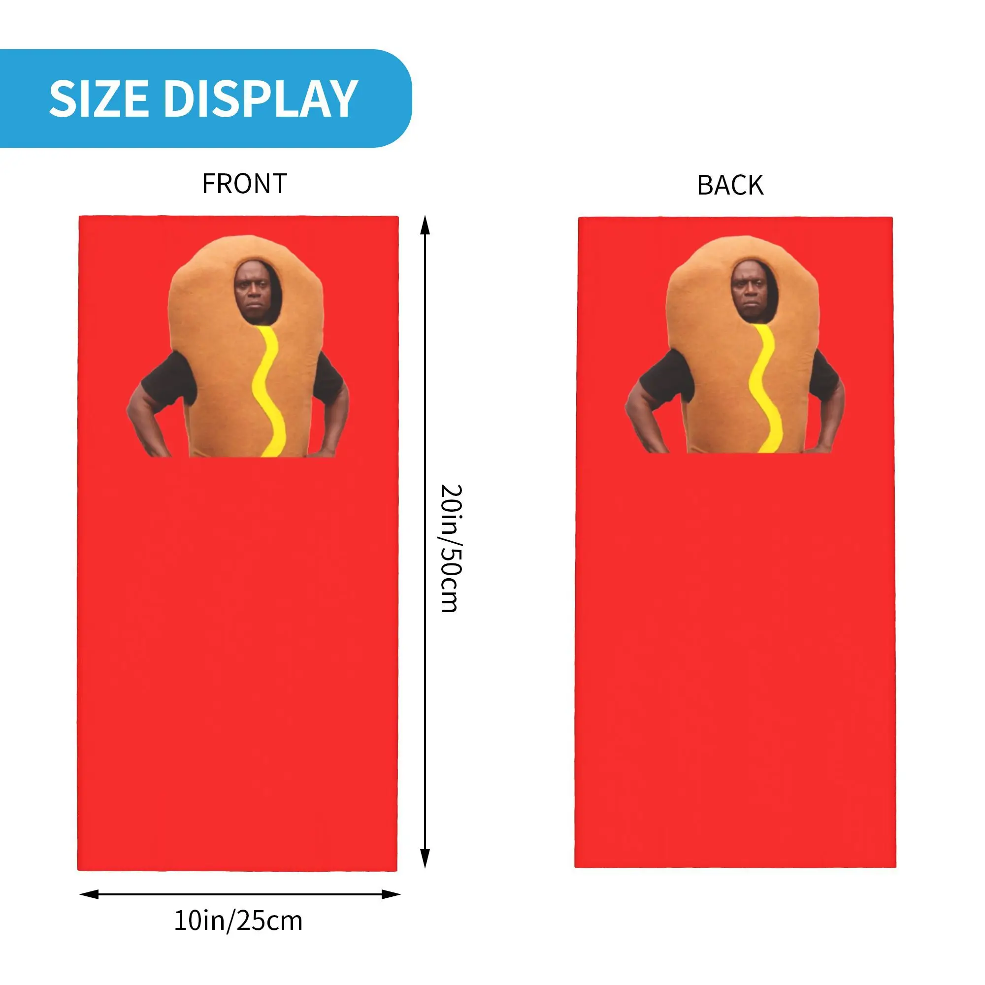 كابتن ريموند هولت - هوت دوج باندانا غطاء الرقبة قناع مطبوع وشاح متعدد الوظائف قناع الوجه الرياضة في الهواء الطلق للجنسين الكبار