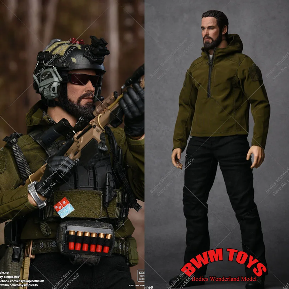 

Easy&Simple ES 26062R 1/6 Collectible Veteran Tactical Instructor Teacher 12Inch Man Solider Action Figure Full Set Model Toys