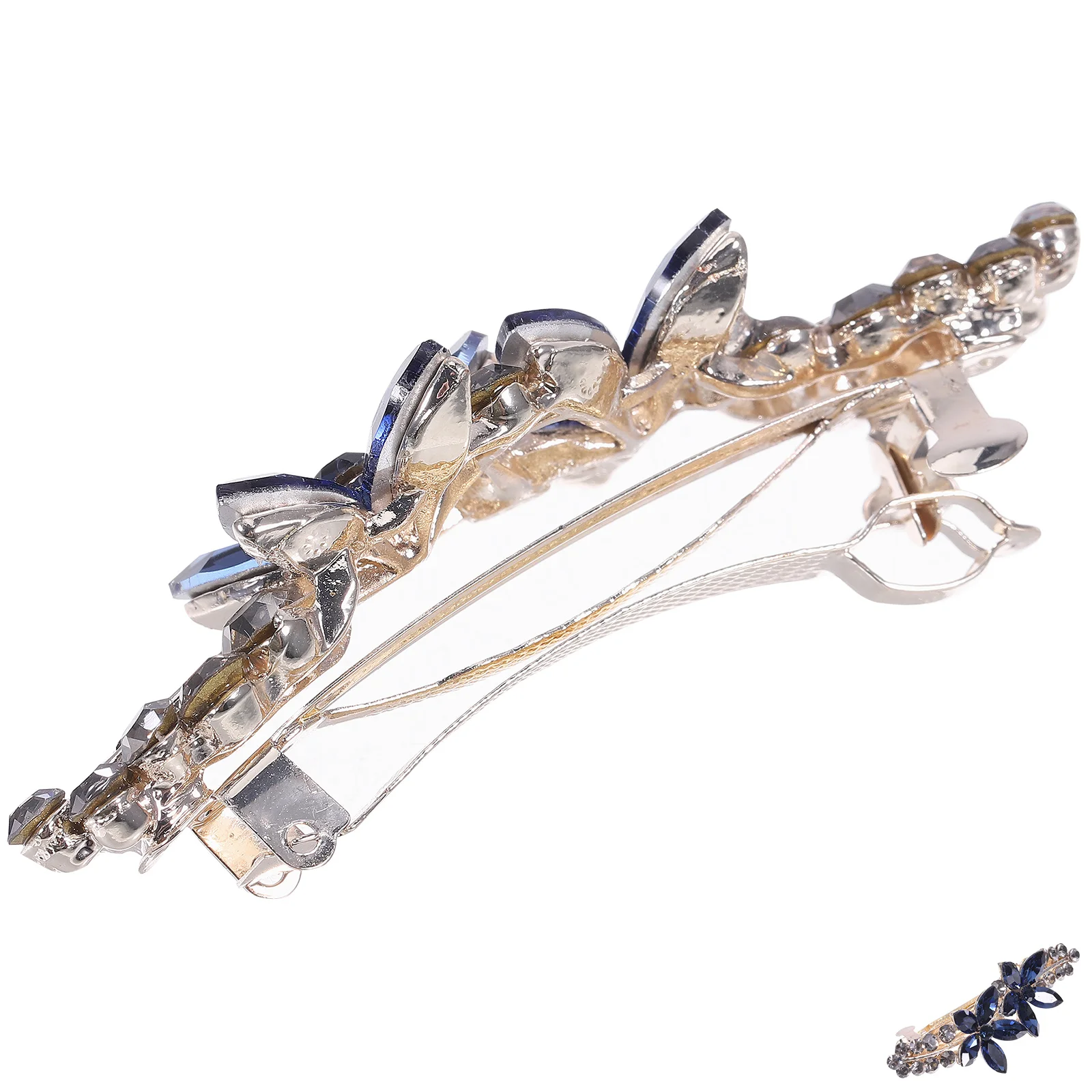 

Rhinestone Flower Hair Clip Vintage Accessories for Women Sparkle Spring Hairpins Clips Decorations Color