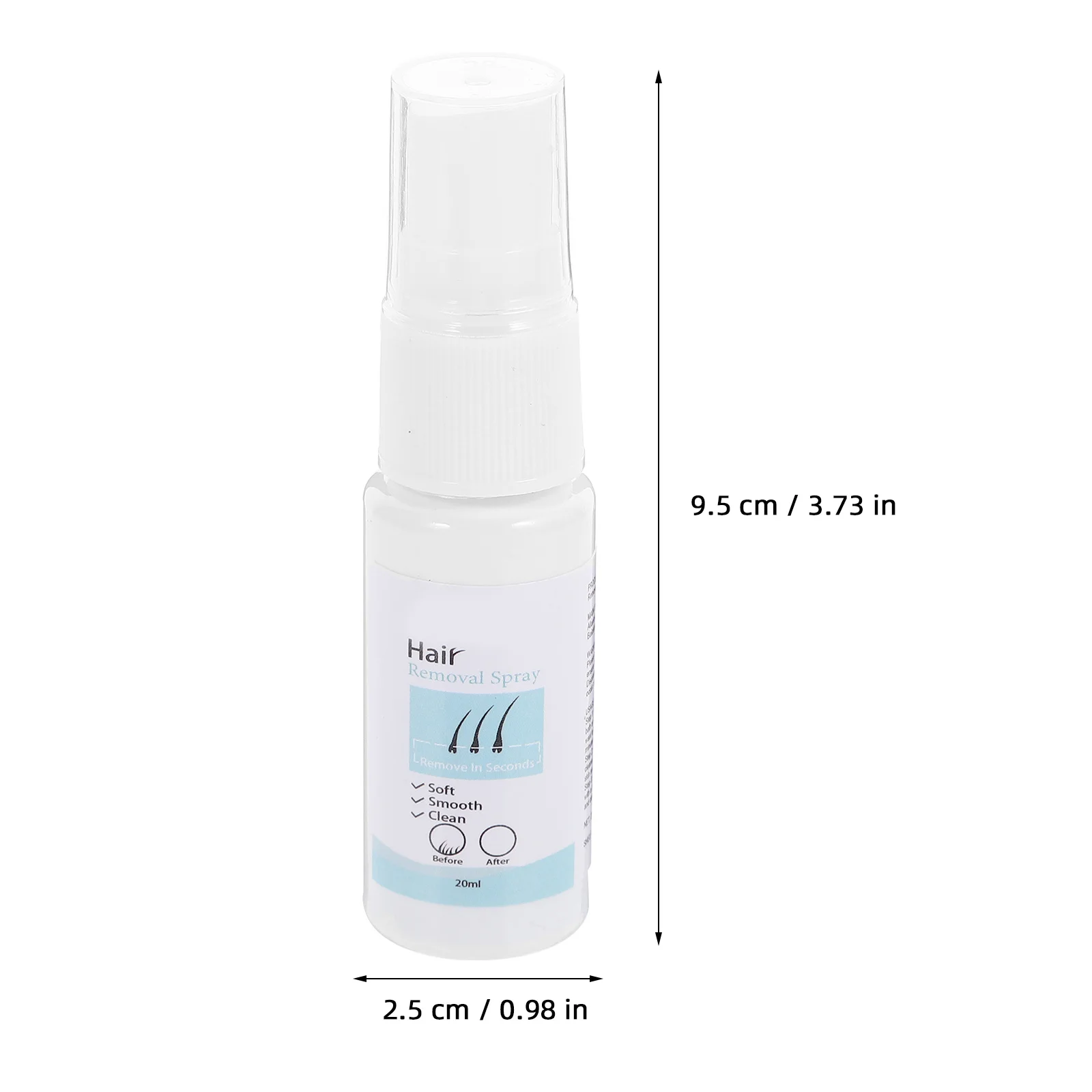 رذاذ مثبط الشعر 2 زجاجات رذاذ إزالة الشعر المحمول غير المؤلم للجسم والوجه والساق والذراع تحت الإبط والصدر للرجال والنساء #3