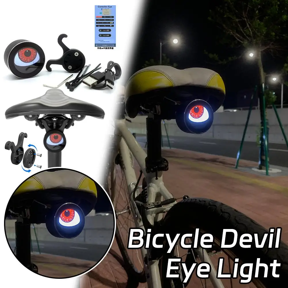 AliExpress NIGHTKIST Car Dynamic Devil Eye Light Headlight Decoration DIY Devil Eye Motorcycle Electric Devil Eye Decorative Light Waterproof Bike
