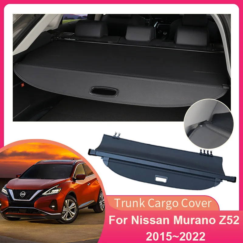 

Rear Trunk Cargo Cover for Nissan Murano Z52 P42M 2015~2022 Partition Board Shielding Shade Curtain Privacy Interior Accessories