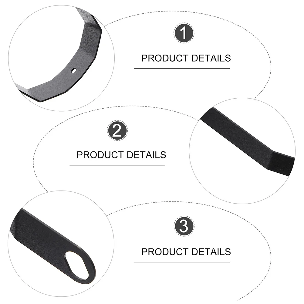

2Pcs Electric Scooter Mudguard Rear Bracket Aluminum Alloy Mudguard Support Holder Strong Oxidation Resistance Long-Lasting No