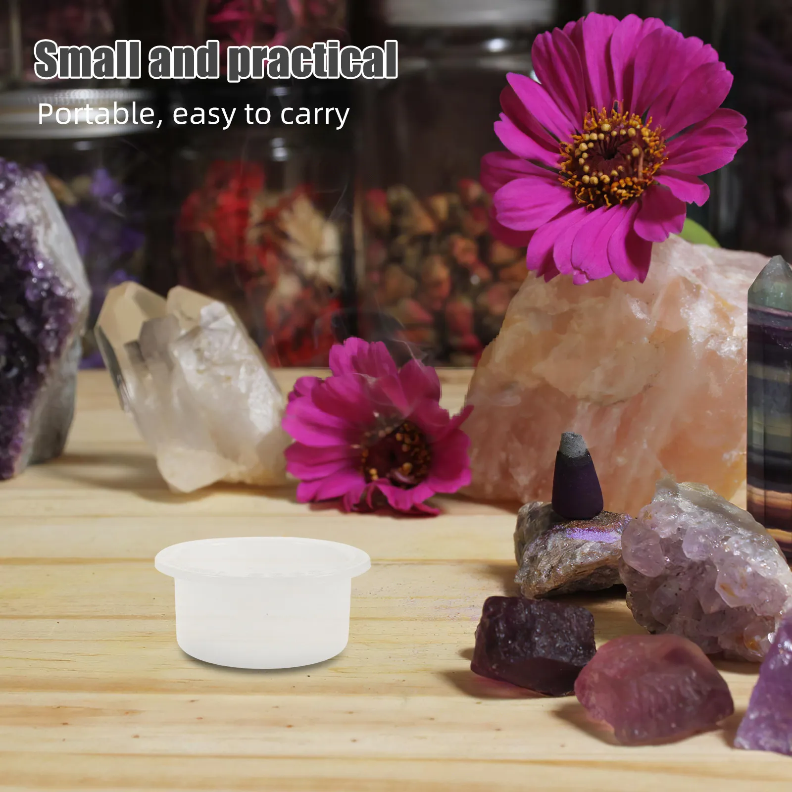 

Набор из 2 силиконовых чаш для плавления воска, универсальный держатель для воска, совместимый со всеми нагревателями, замена нагревательной пластины для ароматерапии