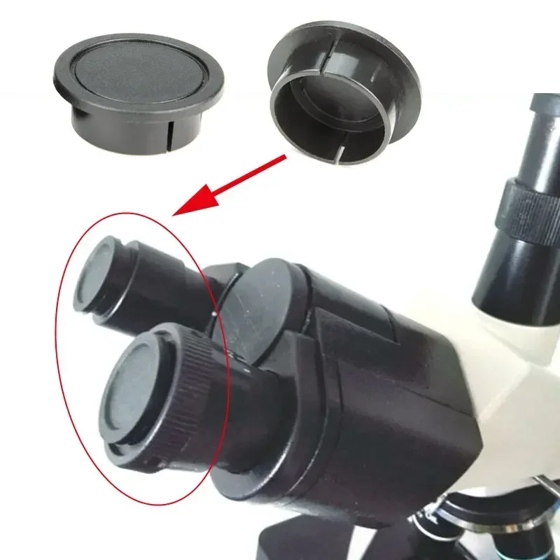 15PCS 30mm/30.5mm Diameter Microscope Eyerphone Tube Dust-Proof Cover Lens Telescope Eyepiece Dust Cap