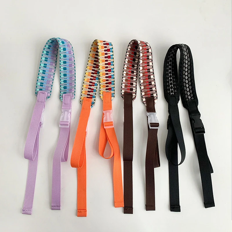 

Nylon Adjustable Shoulder Bag Strap Pull Button Colorful Sport Style Bag Extension Straps Unisex Bag Accessories