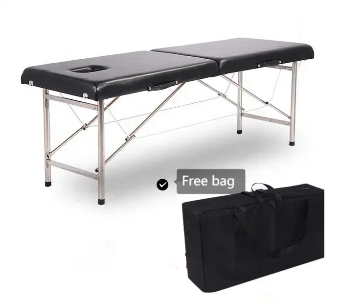 Durable Folding Beauty Salon Spa Bed Lash Bed Modern Massage Table Free Bag Classic Massage Bed