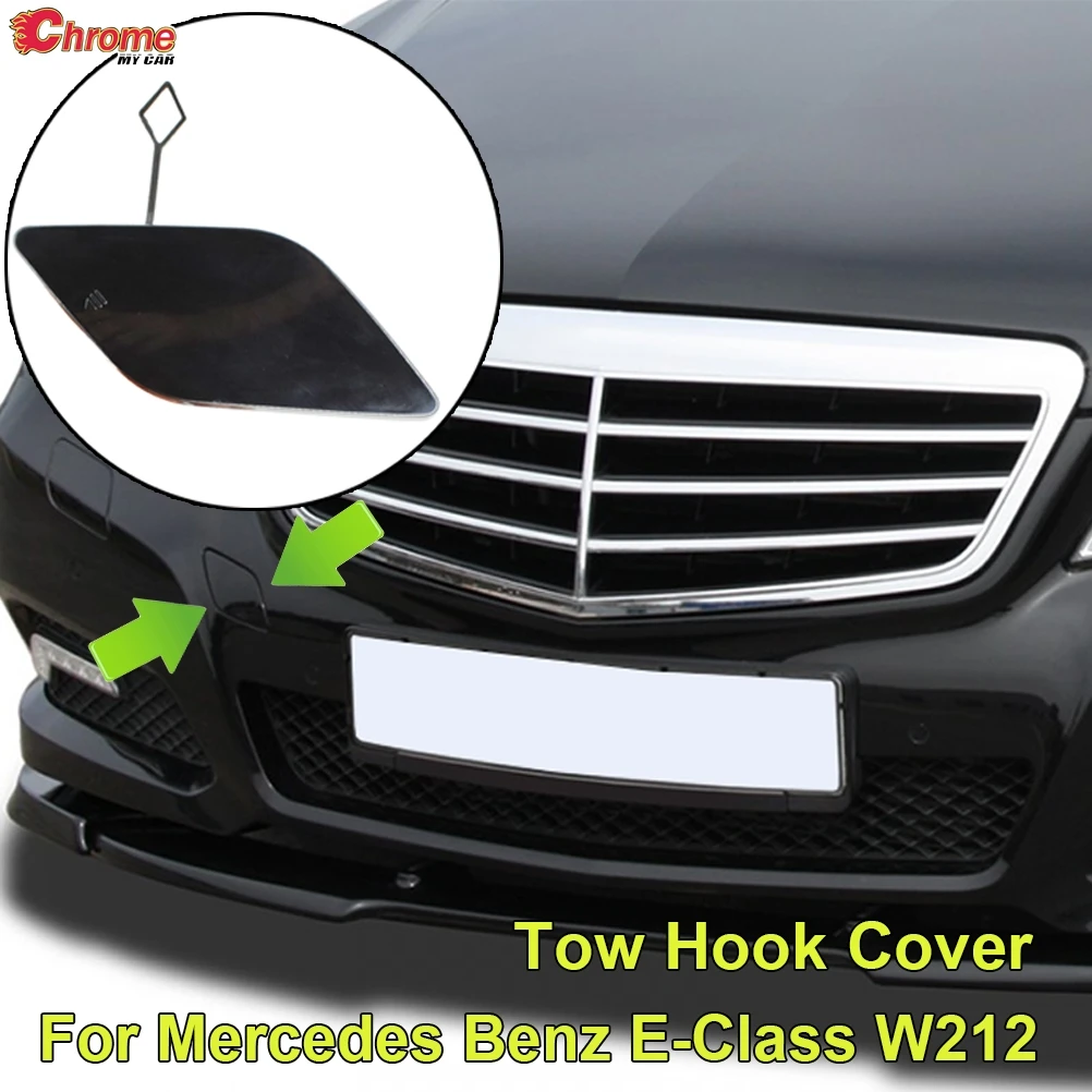 

For Mercedes Benz E-Class W212 E300 E350 E400 E500 2008-2013 Car Front Bumper Towing Hook Hooking Cover Eye Cap OE# 2128850126