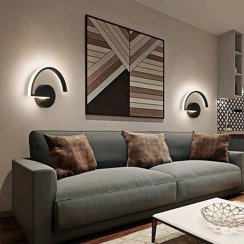 Nowoczesna lampa sufitowa LED skandynawska sypialnia nocna lampa ลcienna do salonu na wewnฤtrzny balkon korytarz schody lampa dekoracyjny element