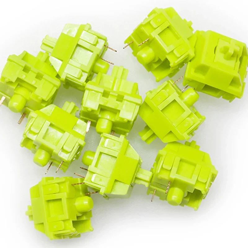 KTT Matcha Switch Tactile Switches 40g 3Pin POM Stem Gold Pl