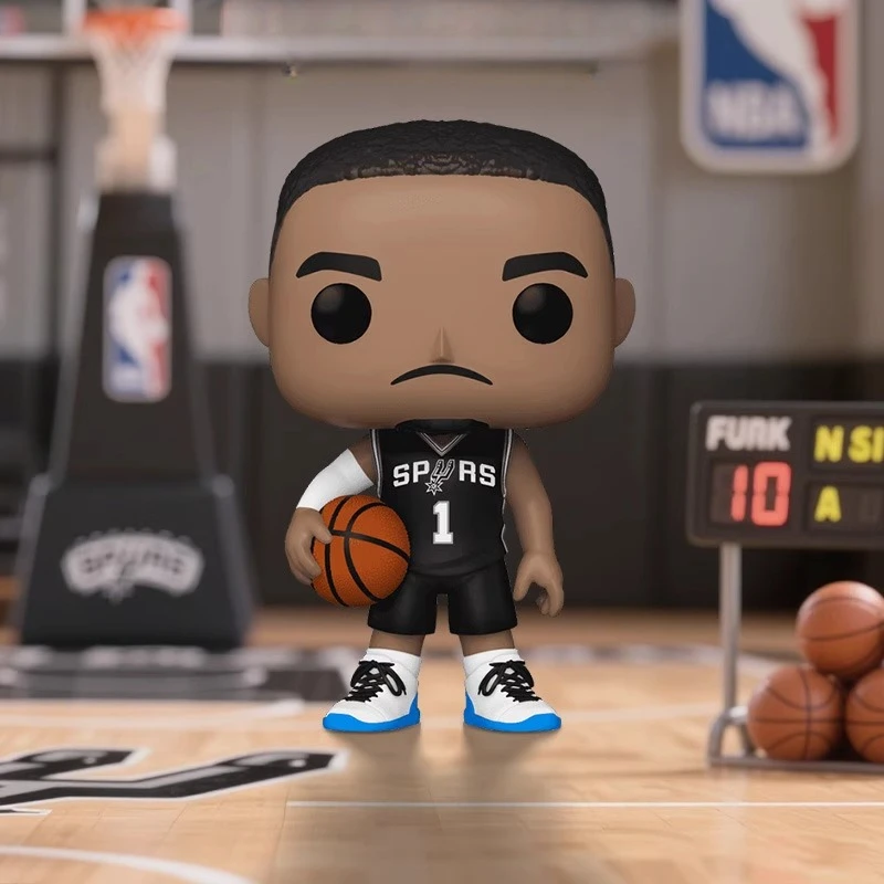 

Подлинное издание FUNKO POP NBA San Antonio Spurs Victor Wembanyama, украшение для рабочего стола, модель игрушки, Коллекционная модель