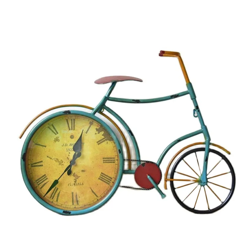 

Large Nostalgic Wrought Iron Bicycle Floor Clock