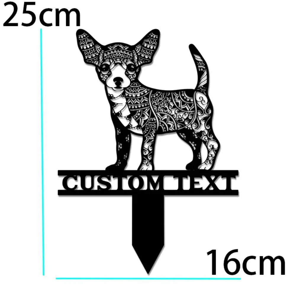الجوف خارج تشيهواهوا حديقة ساحة تسجيل المكونات في مقاوم للماء عنوان الكلب تسجيل حصص الإبداعية دائم المعادن تشيهواهوا حديقة حصة